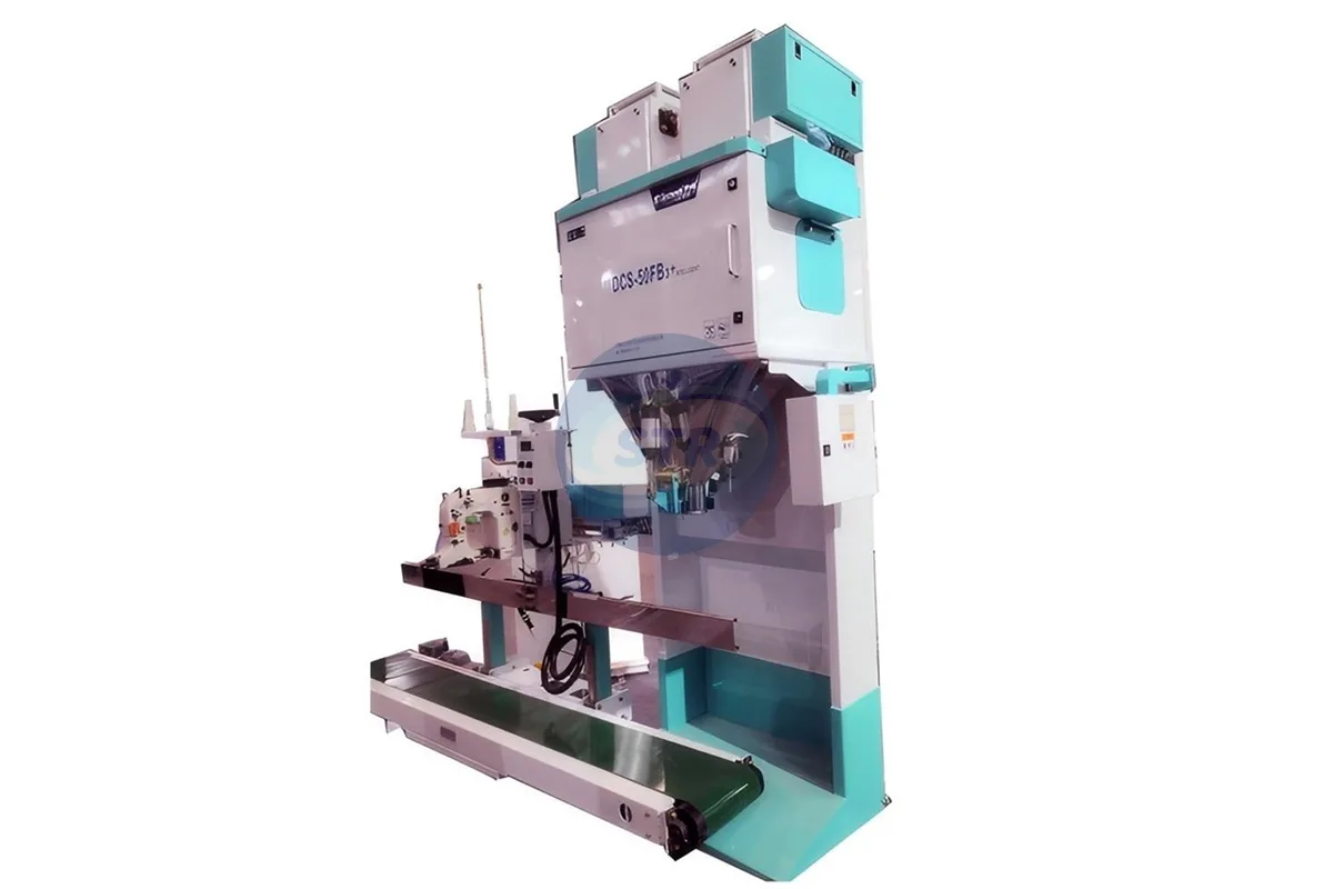 commercial dcs-50fb3 rice bag packing machine processing equipment detail view