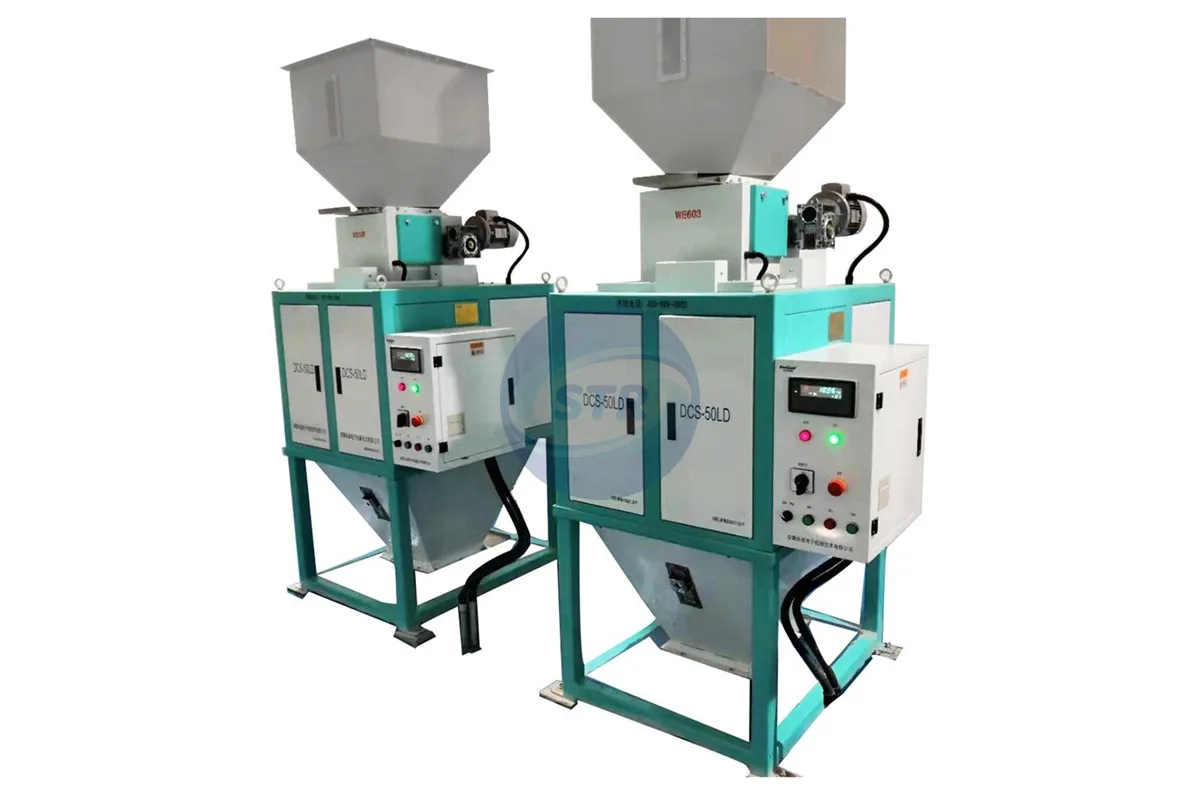 commercial dcs-ld electric rice flow scale processing equipment detail view