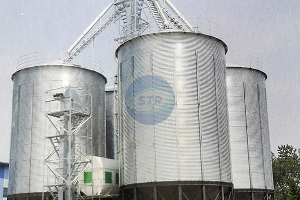 hopper bottom steel silo