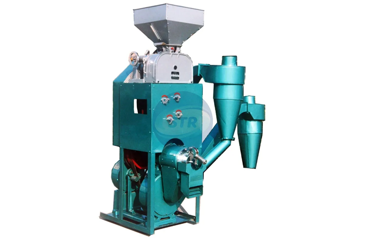 commercial lnt combined rice huller and whitener processing equipment detail view