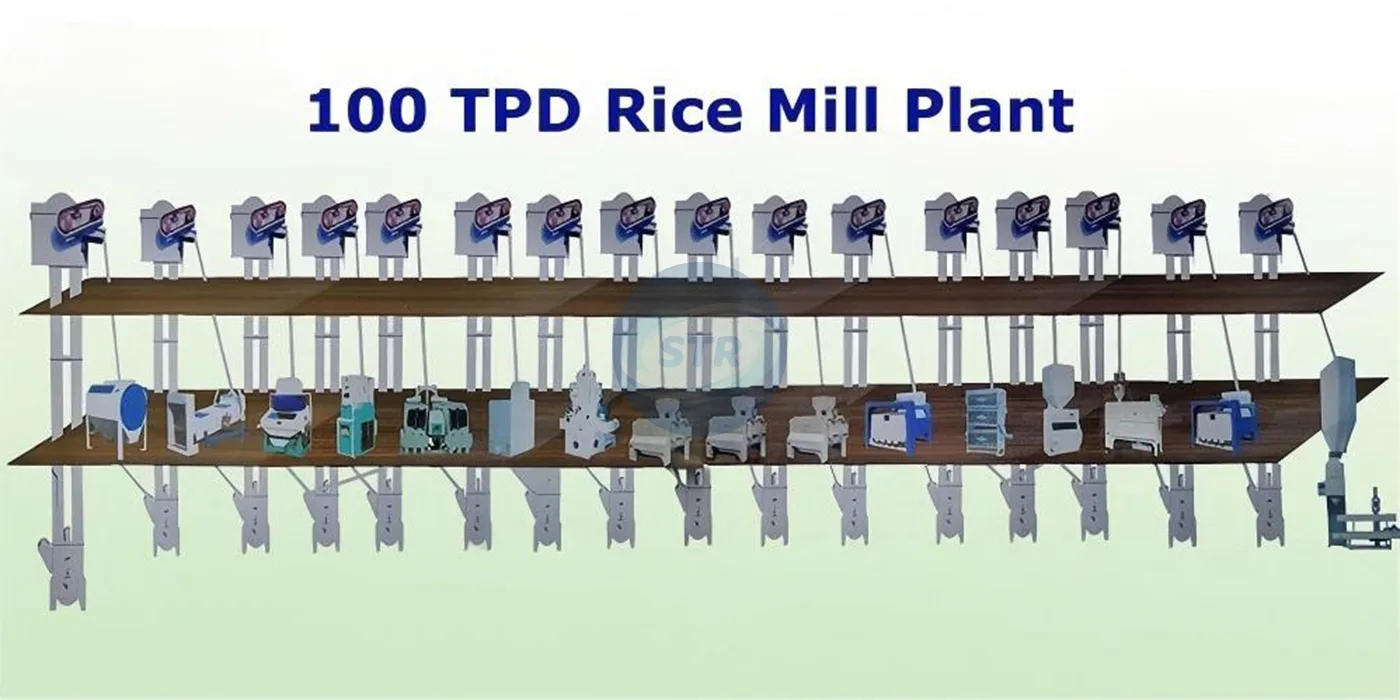 commercial mchj100 complete rice mill plant processing equipment processing effect