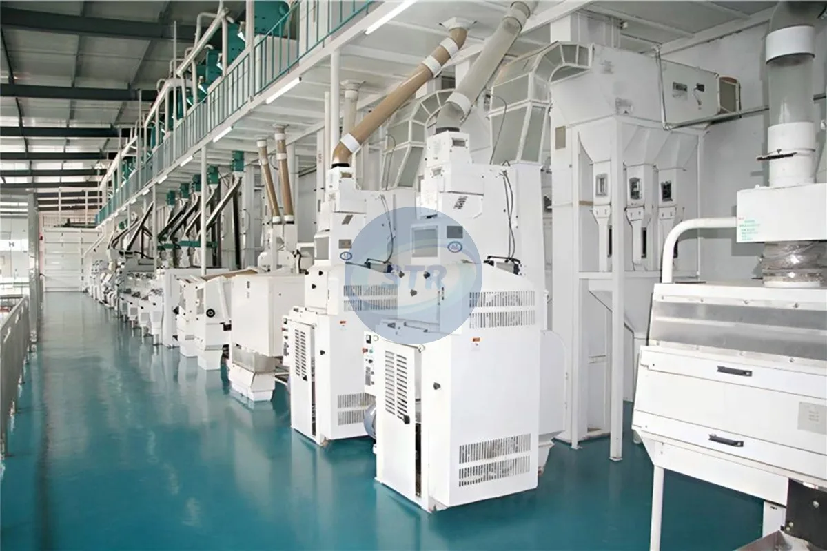 commercial mchj150 complete rice mill plant processing equipment detail view