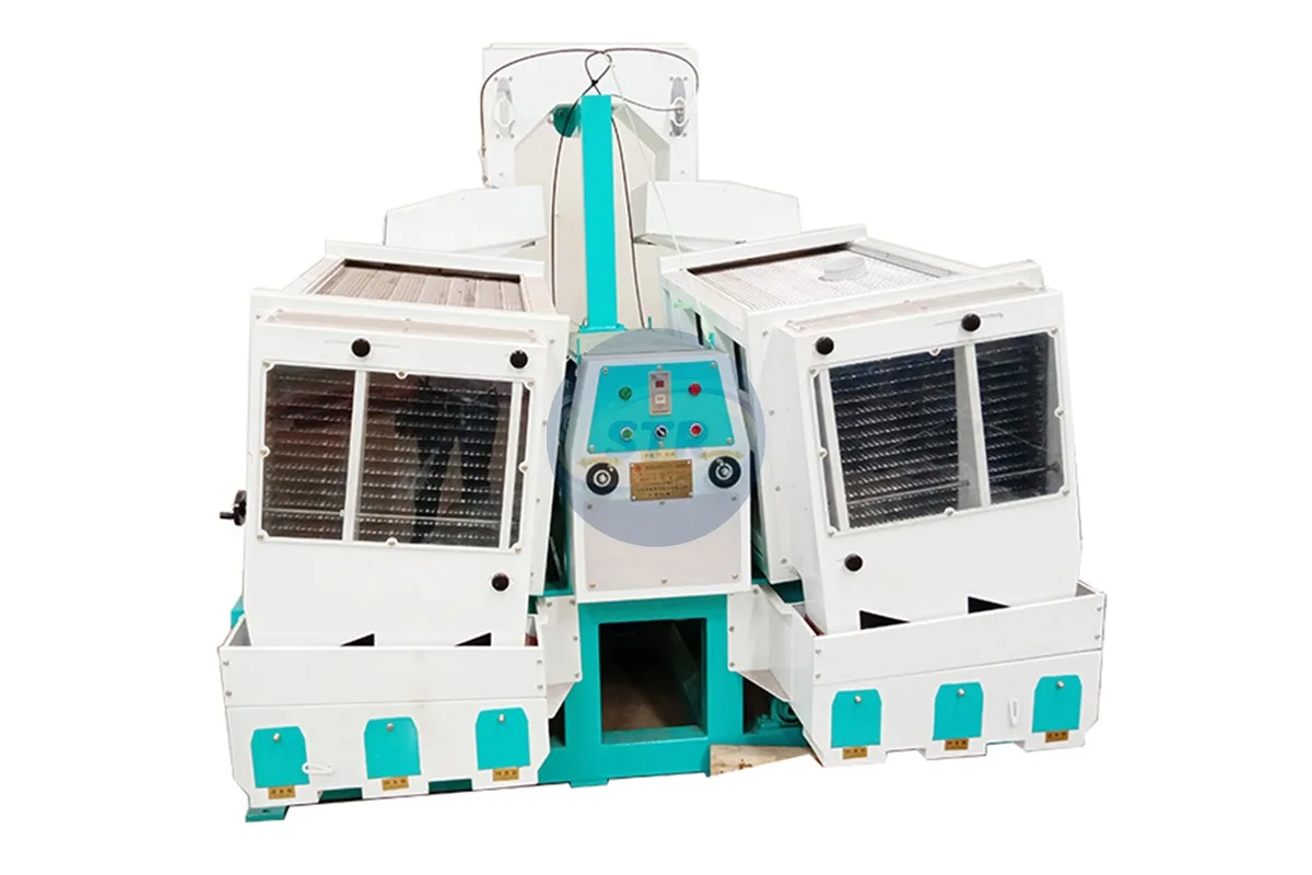 commercial mgcz 2 double body paddy separator processing equipment detail view