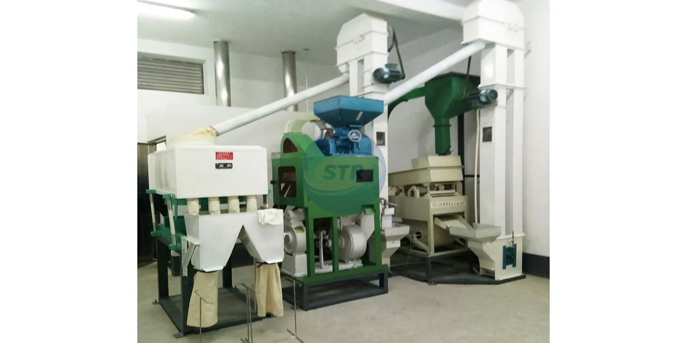 commercial mini1000 compact rice mill plant processing equipment processing effect