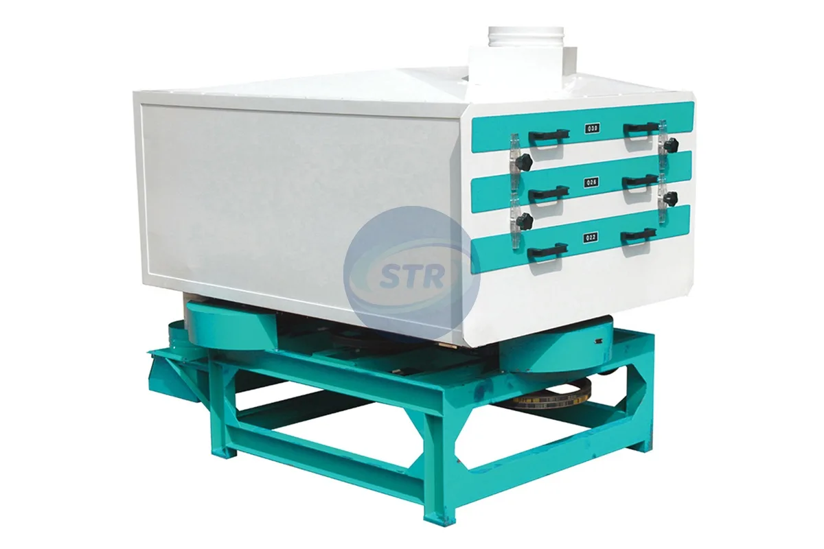 commercial mmjp white rice grader processing equipment detail view