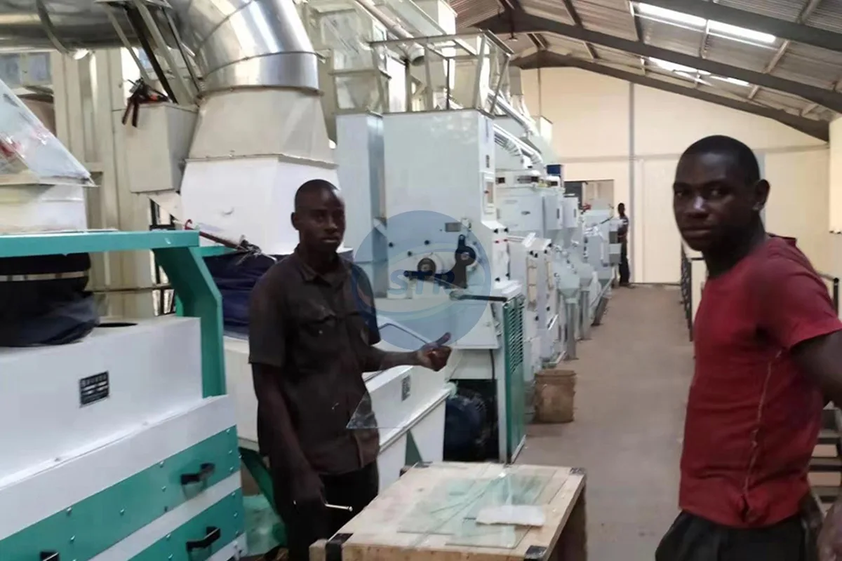 100tpd complete rice mill project