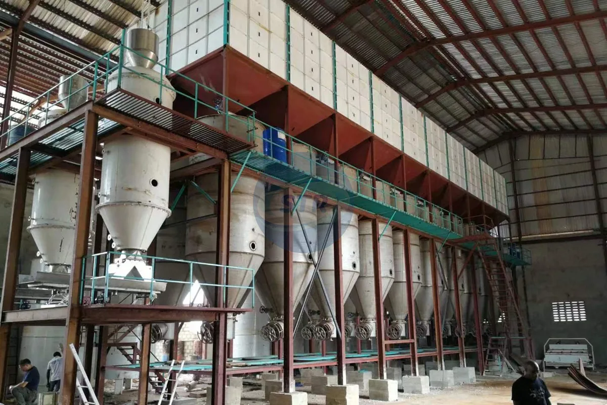 200tpd parboiled rice mill project