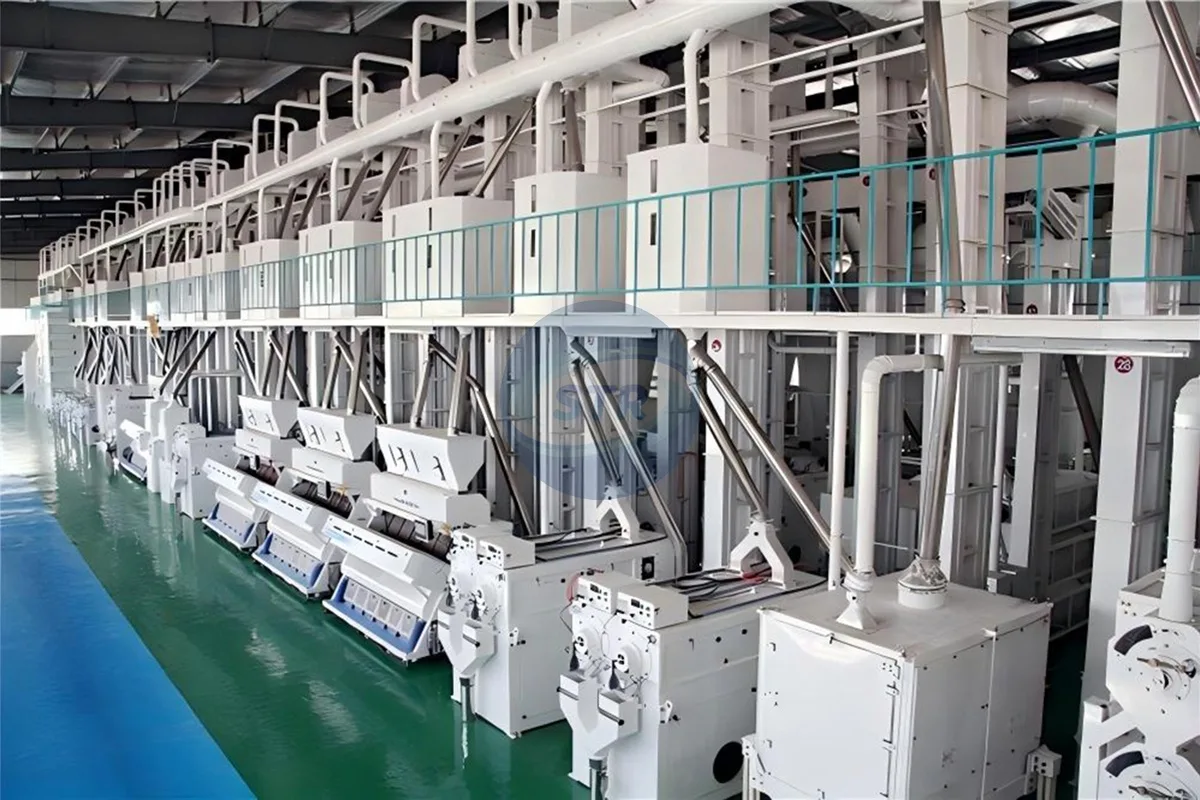500tpd industrial rice mill project