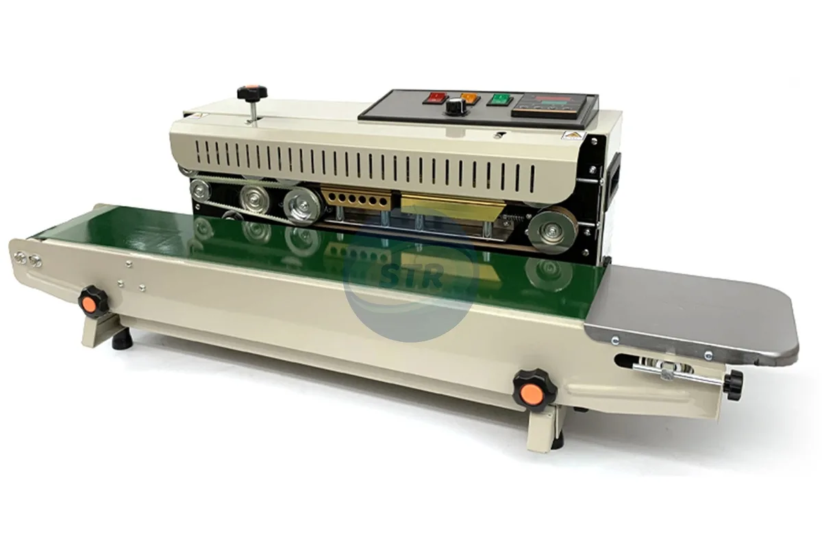 commercial rice bag sealing machine processing equipment detail view
