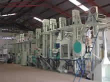 50 Tons rice mill plant project in Uganda